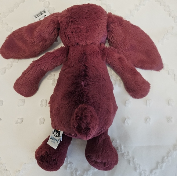 NWT Jellycat Medium Bashful Sparkly Cassis Bunny - Picture 3 of 6